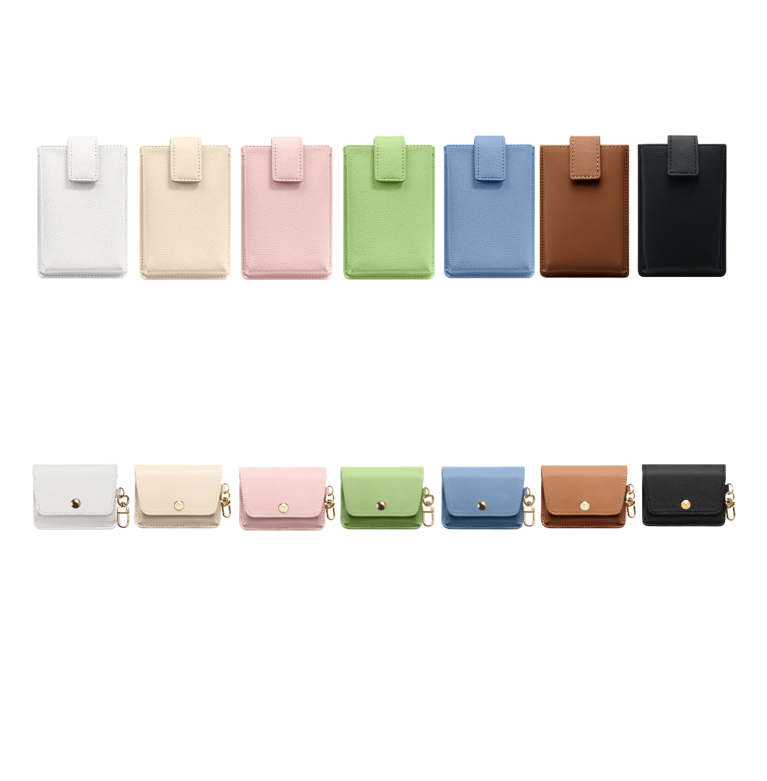 Travel Cases and Travel Pouches in all seven colours